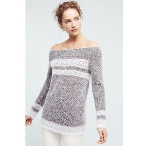 NWT Anthropologie Sleeping On Snow Faroe Off The Shoulder Sweater Size XS